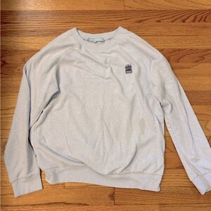 Hill House Home Men’s sweatshirt, dusty pale blue. Size Small.